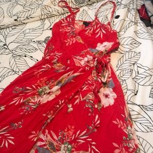 Fun maxi dress with split middle